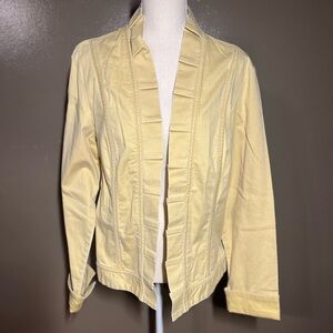 Chico's Light Yellow Jacket